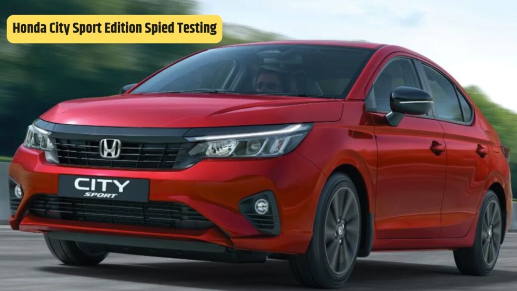 Honda City Sport Edition Spied Testing