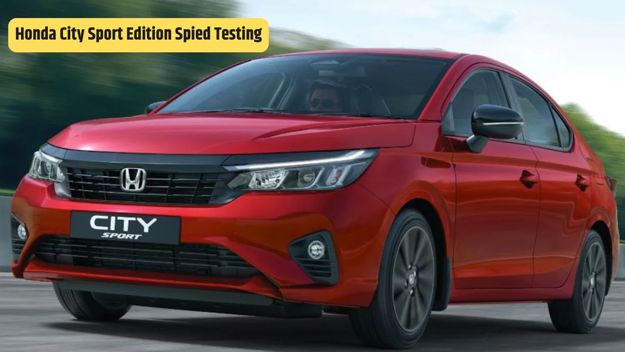 Honda City Sport Edition Spied Testing