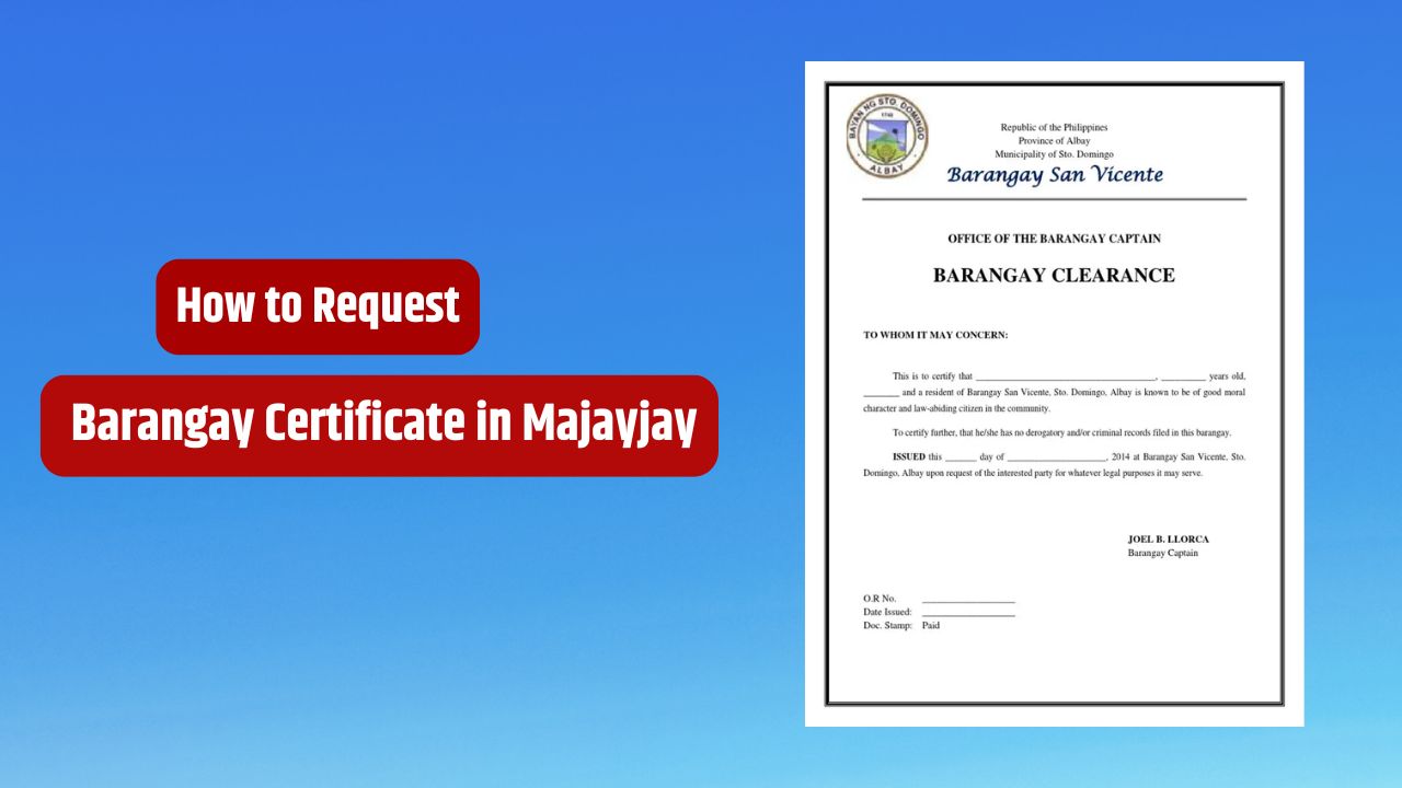 How to Request a Barangay Certificate in Majayjay